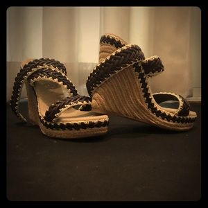 New (never worn) Tory Burch wedges